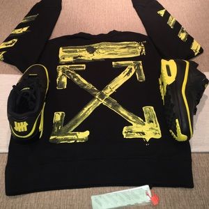 OFF-WHITE SSENSE Exclusive Black & Yellow Arrows